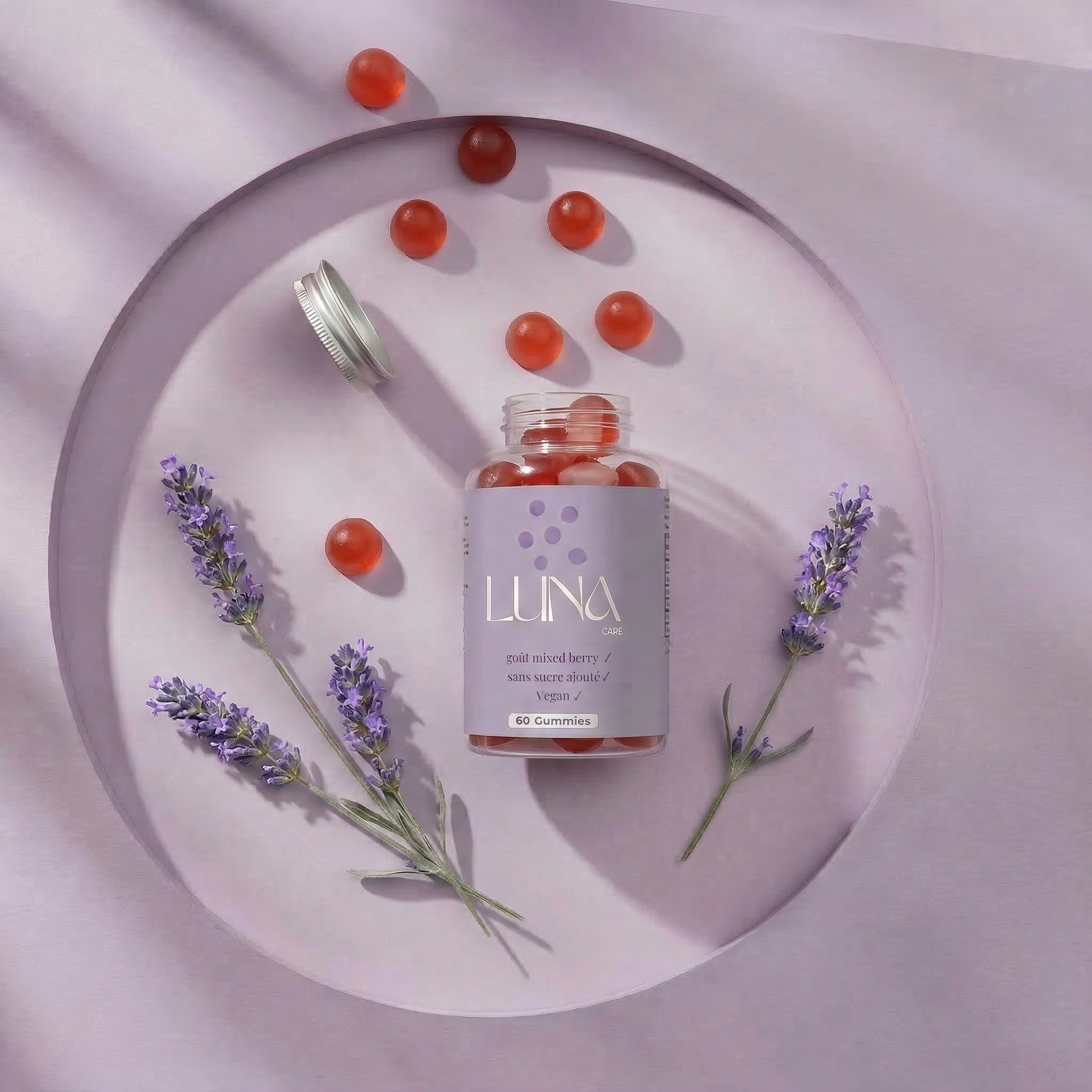 Gummies vegan Ashwagandha Luna Care